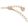 Ein Armband, runder Schliff, ovale Form, weiss, roségoldfarben plattiert Ein Armband, runder Schliff, ovale Form, weiss, roségoldfarben plattiert