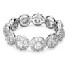 Eine Angelic Ring, Rundschliff, weiss, rhodiniert Eine Angelic Ring, Rundschliff, weiss, rhodiniert