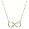 Eternity-Anhänger mit im Labor gezüchteten Diamanten, 0.35 Ct insgesamt, verschiedene Formen, 14K Gelbgold Eternity-Anhänger mit im Labor gezüchteten Diamanten, 0.35 Ct insgesamt, verschiedene Formen, 14K Gelbgold