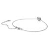 Eternity-Armband mit im Labor gezüchteten Diamanten, 0.5 Ct Tw, Herzform, Sterlingsilber Eternity-Armband mit im Labor gezüchteten Diamanten, 0.5 Ct Tw, Herzform, Sterlingsilber