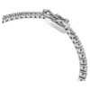 Eternity-Armband mit im Labor gezüchteten Diamanten, 3 Karat insgesamt, runde Form, 14K Weissgold