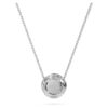 Eternity-Halo-Solitär-Anhänger mit im Labor gezüchteten Diamanten, 0.59 Ct insgesamt, runde Form, 14K Weissgold Eternity-Halo-Solitär-Anhänger mit im Labor gezüchteten Diamanten, 0.59 Ct insgesamt, runde Form, 14K Weissgold