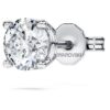 Eternity-Ohrringe mit im Labor gezüchteten Diamanten, 0.5 Ct insgesamt, einzeln, runde Form, 14K Weissgold Eternity-Ohrringe mit im Labor gezüchteten Diamanten, 0.5 Ct insgesamt, einzeln, runde Form, 14K Weissgold