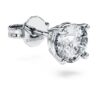 Eternity-Ohrringe mit im Labor gezüchteten Diamanten, 0.5 Ct insgesamt, einzeln, runde Form, 14K Weissgold Eternity-Ohrringe mit im Labor gezüchteten Diamanten, 0.5 Ct insgesamt, einzeln, runde Form, 14K Weissgold
