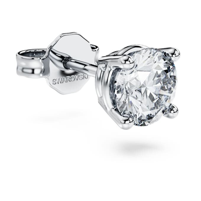 Eternity-Ohrringe mit im Labor gezüchteten Diamanten, 0.5 Ct insgesamt, einzeln, runde Form, 14K Weissgold Eternity-Ohrringe mit im Labor gezüchteten Diamanten, 0.5 Ct insgesamt, einzeln, runde Form, 14K Weissgold