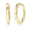 Eternity-Ohrringe mit im Labor gezüchteten Diamanten, 0.5 Ct Tw, runde Form, 14K Gelbgold