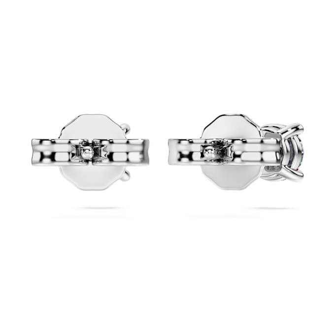Eternity-Ohrringe mit im Labor gezüchteten Diamanten, 0.52 Ct Tw, runde Form, Sterlingsilber Eternity-Ohrringe mit im Labor gezüchteten Diamanten, 0.52 Ct Tw, runde Form, Sterlingsilber