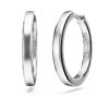 Eternity-Ohrringe mit im Labor gezüchteten Diamanten, 0.56 ct insgesamt, runde Form, Sterlingsilber Eternity-Ohrringe mit im Labor gezüchteten Diamanten, 0.56 ct insgesamt, runde Form, Sterlingsilber