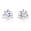 Eternity-Ohrringe mit im Labor gezüchteten Diamanten, 2.0 Ct Tw, runde Form, 14K Weissgold Eternity-Ohrringe mit im Labor gezüchteten Diamanten, 2.0 Ct Tw, runde Form, 14K Weissgold