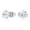 Eternity-Ohrringe mit im Labor gezüchteten Diamanten, 2.0 Ct Tw, runde Form, 14K Weissgold Eternity-Ohrringe mit im Labor gezüchteten Diamanten, 2.0 Ct Tw, runde Form, 14K Weissgold