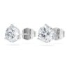 Eternity-Ohrringe mit im Labor gezüchteten Diamanten, 2.0 Ct Tw, runde Form, 14K Weissgold Eternity-Ohrringe mit im Labor gezüchteten Diamanten, 2.0 Ct Tw, runde Form, 14K Weissgold