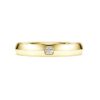 Eternity-Ring mit im Labor gezüchteten Diamanten, 0.05 Ct insgesamt, runde Form, 14K Gelbgold
