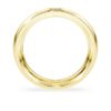 Eternity-Ring mit im Labor gezüchteten Diamanten, 0.05 Ct insgesamt, runde Form, 14K Gelbgold