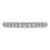 Eternity-Ring mit im Labor gezüchteten Diamanten, 0.4 Ct insgesamt, runde Form, 14K Weissgold