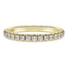 Eternity-Ring mit im Labor gezüchteten Diamanten, 0.4 Ct Tw, runde Form, 14K Gelbgold
