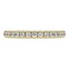 Eternity-Ring mit im Labor gezüchteten Diamanten, 0.4 Ct Tw, runde Form, 14K Gelbgold