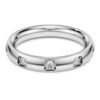 Eternity-Ring mit im Labor gezüchteten Diamanten, 0.5 Ct insgesamt, runde Form, 14K Weissgold