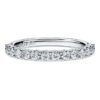 Eternity-Ring mit im Labor gezüchteten Diamanten, 0.5 Ct insgesamt, runde Form, 14K Weissgold