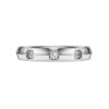 Eternity-Ring mit im Labor gezüchteten Diamanten, 0.5 Ct insgesamt, runde Form, 14K Weissgold