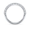 Eternity-Ring mit im Labor gezüchteten Diamanten, 0.5 Ct insgesamt, runde Form, 14K Weissgold