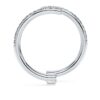 Eternity-Ring mit offenem Band, im Labor gezüchtete Diamanten 0.2 Ct Tw, runde Form, 14K Weissgold