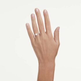 Eternity-Ringe mit im Labor gezüchteten Diamanten, 1 Karat insgesamt, runde Form, 14K Weissgold Eternity-Ringe mit im Labor gezüchteten Diamanten, 1 Karat insgesamt, runde Form, 14K Weissgold