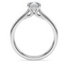 Eternity-Ringe mit im Labor gezüchteten Diamanten, 1 Karat insgesamt, runde Form, 14K Weissgold