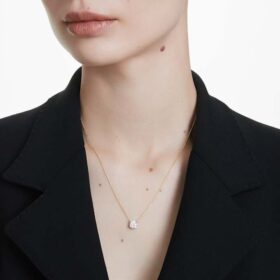 Eternity-Solitär-Anhänger mit im Labor gezüchteten Diamanten, 1 Ct insgesamt, runde Form, 14K Gelbgold Eternity-Solitär-Anhänger mit im Labor gezüchteten Diamanten, 1 Ct insgesamt, runde Form, 14K Gelbgold