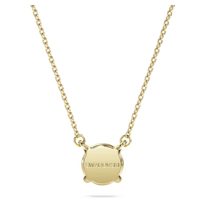 Eternity-Solitär-Anhänger mit im Labor gezüchteten Diamanten, 1 Ct insgesamt, runde Form, 14K Gelbgold Eternity-Solitär-Anhänger mit im Labor gezüchteten Diamanten, 1 Ct insgesamt, runde Form, 14K Gelbgold