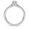 Eternity-Solitärring mit im Labor gezüchteten Diamanten, 0.7 Ct Tw, runde Form, 14K Weissgold Eternity-Solitärring mit im Labor gezüchteten Diamanten, 0.7 Ct Tw, runde Form, 14K Weissgold