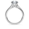 Eternity-Solitärring mit im Labor gezüchteten Diamanten, 2.25 Ct insgesamt, runde Form, 14K Weissgold Eternity-Solitärring mit im Labor gezüchteten Diamanten, 2.25 Ct insgesamt, runde Form, 14K Weissgold
