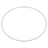 Eternity-Tennis-Halskette mit im Labor gezüchteten Diamanten, 3 Ct insgesamt, runde Form, 14K Weissgold Eternity-Tennis-Halskette mit im Labor gezüchteten Diamanten, 3 Ct insgesamt, runde Form, 14K Weissgold