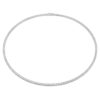 Eternity-Tennis-Halskette mit im Labor gezüchteten Diamanten, 7 Karat insgesamt, runde Form, 14K Weissgold Eternity-Tennis-Halskette mit im Labor gezüchteten Diamanten, 7 Karat insgesamt, runde Form, 14K Weissgold