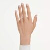 Eternity V-Band-Ring mit im Labor gezüchteten Diamanten, 0.25 Ct Tw, runde Form, 14K Weissgold