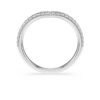 Eternity V-Band-Ring mit im Labor gezüchteten Diamanten, 0.25 Ct Tw, runde Form, 14K Weissgold