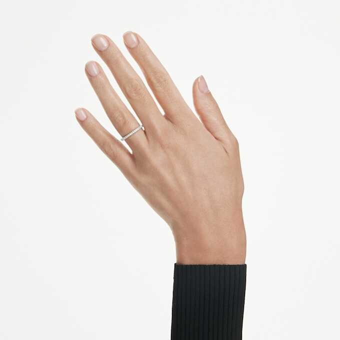 Ewigkeitsring mit im Labor gezüchteten Diamanten, 0.2 Ct Tw, runde Form, 14K Weissgold Ewigkeitsring mit im Labor gezüchteten Diamanten, 0.2 Ct Tw, runde Form, 14K Weissgold