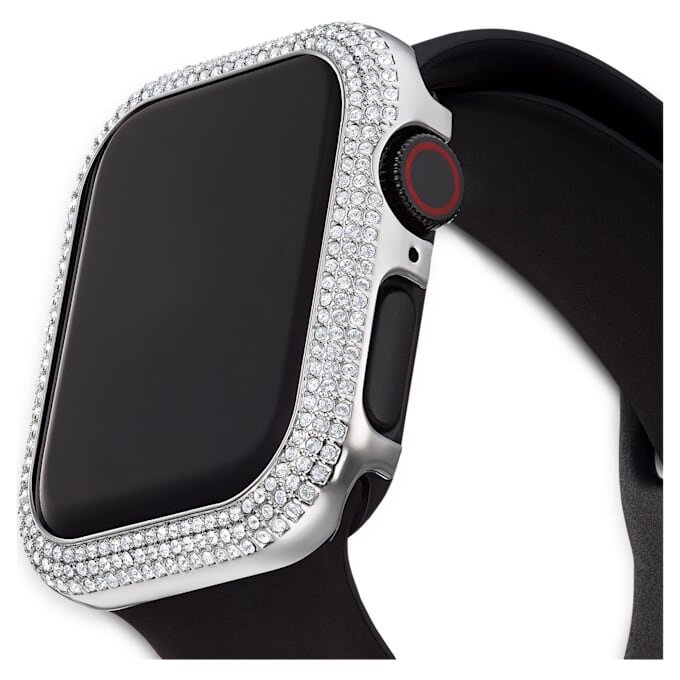 Funkelndes Etui für Apple Watch® Series 4 & 5, 40 mm, silberfarben Funkelndes Etui für Apple Watch® Series 4 & 5, 40 mm, silberfarben