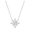 Galaxy-Anhänger mit im Labor gezüchteten Diamanten, 0.5 Ct Tw, runde Form, 14K Weissgold