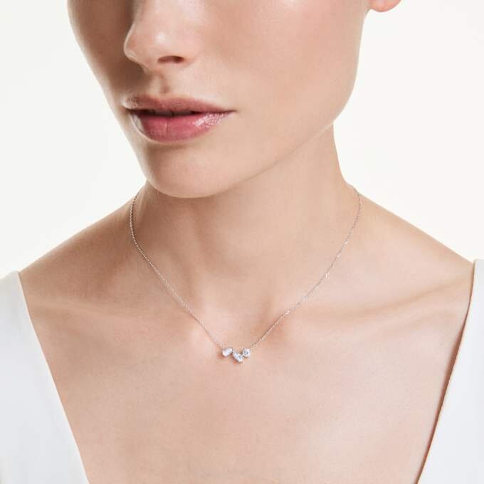 Galaxy-Anhänger mit im Labor gezüchteten Diamanten, 0.82 Karat insgesamt, verschiedene Formen, Sterlingsilber Galaxy-Anhänger mit im Labor gezüchteten Diamanten, 0.82 Karat insgesamt, verschiedene Formen, Sterlingsilber