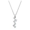 Galaxy-Anhänger mit im Labor gezüchteten Diamanten, 0.9 Ct Tw, gemischte Formen, 14K Weissgold Galaxy-Anhänger mit im Labor gezüchteten Diamanten, 0.9 Ct Tw, gemischte Formen, 14K Weissgold