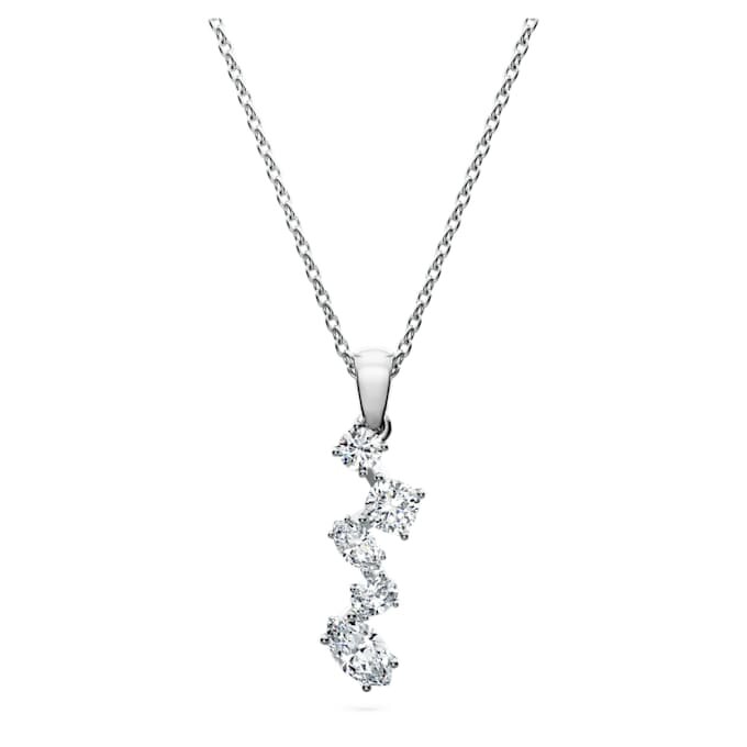 Galaxy-Anhänger mit im Labor gezüchteten Diamanten, 0.9 Ct Tw, gemischte Formen, 14K Weissgold Galaxy-Anhänger mit im Labor gezüchteten Diamanten, 0.9 Ct Tw, gemischte Formen, 14K Weissgold