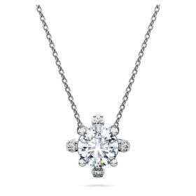 Galaxy-Anhänger mit im Labor gezüchteten Diamanten, 1.05 Ct Tw, runde Form, 14K Weissgold Galaxy-Anhänger mit im Labor gezüchteten Diamanten, 1.05 Ct Tw, runde Form, 14K Weissgold