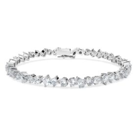 Galaxy-Armband mit im Labor gezüchteten Diamanten, 5 Karat insgesamt, gemischte Formen, 14K Weissgold Galaxy-Armband mit im Labor gezüchteten Diamanten, 5 Karat insgesamt, gemischte Formen, 14K Weissgold