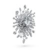 Galaxy-Brosche mit im Labor gezüchteten Diamanten, 15.71 Ct Tw, verschiedene Formen, 18K Weissgold Galaxy-Brosche mit im Labor gezüchteten Diamanten, 15.71 Ct Tw, verschiedene Formen, 18K Weissgold