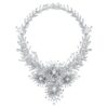 Galaxy-Halskette mit im Labor gezüchteten Diamanten, 156.62 Ct Tw, gemischte Schliffformen, 18K Weissgold Galaxy-Halskette mit im Labor gezüchteten Diamanten, 156.62 Ct Tw, gemischte Schliffformen, 18K Weissgold