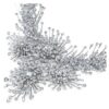 Galaxy-Halskette mit im Labor gezüchteten Diamanten, 156.62 Ct Tw, gemischte Schliffformen, 18K Weissgold Galaxy-Halskette mit im Labor gezüchteten Diamanten, 156.62 Ct Tw, gemischte Schliffformen, 18K Weissgold