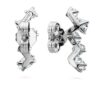 Galaxy-Ohrklemmen mit im Labor gezüchteten Diamanten, 1.25 Ct Tw, gemischte Formen, 14K Weissgold Galaxy-Ohrklemmen mit im Labor gezüchteten Diamanten, 1.25 Ct Tw, gemischte Formen, 14K Weissgold