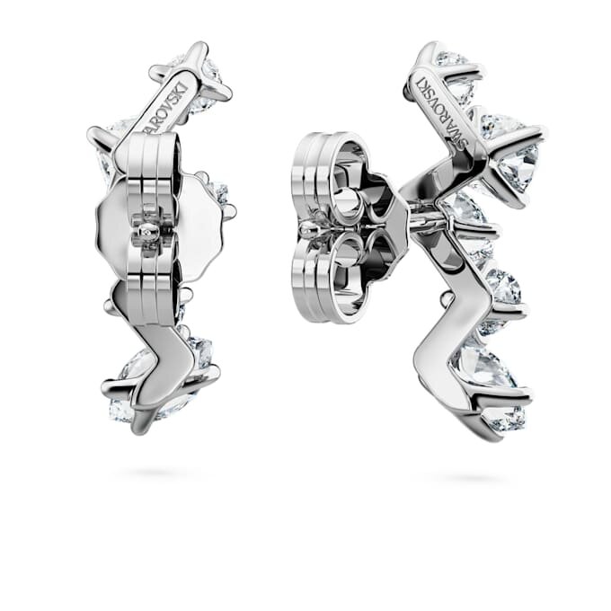 Galaxy-Ohrklemmen mit im Labor gezüchteten Diamanten, 1.25 Ct Tw, gemischte Formen, 14K Weissgold Galaxy-Ohrklemmen mit im Labor gezüchteten Diamanten, 1.25 Ct Tw, gemischte Formen, 14K Weissgold
