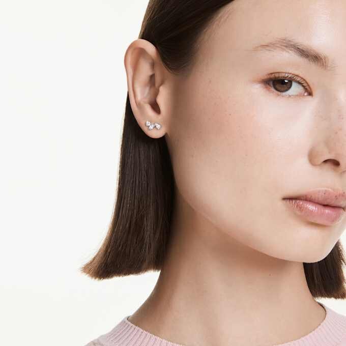 Galaxy-Ohrringe mit im Labor gezüchteten Diamanten, 0.5 Ct Tw, gemischte Schliffformen, Sterlingsilber Galaxy-Ohrringe mit im Labor gezüchteten Diamanten, 0.5 Ct Tw, gemischte Schliffformen, Sterlingsilber