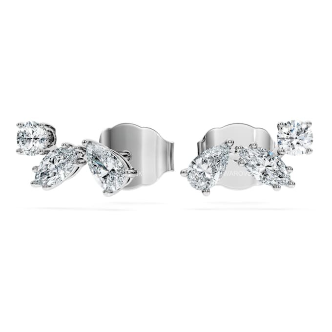 Galaxy-Ohrringe mit im Labor gezüchteten Diamanten, 0.5 Ct Tw, gemischte Schliffformen, Sterlingsilber Galaxy-Ohrringe mit im Labor gezüchteten Diamanten, 0.5 Ct Tw, gemischte Schliffformen, Sterlingsilber
